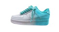 Air force 1 with blue rope laces