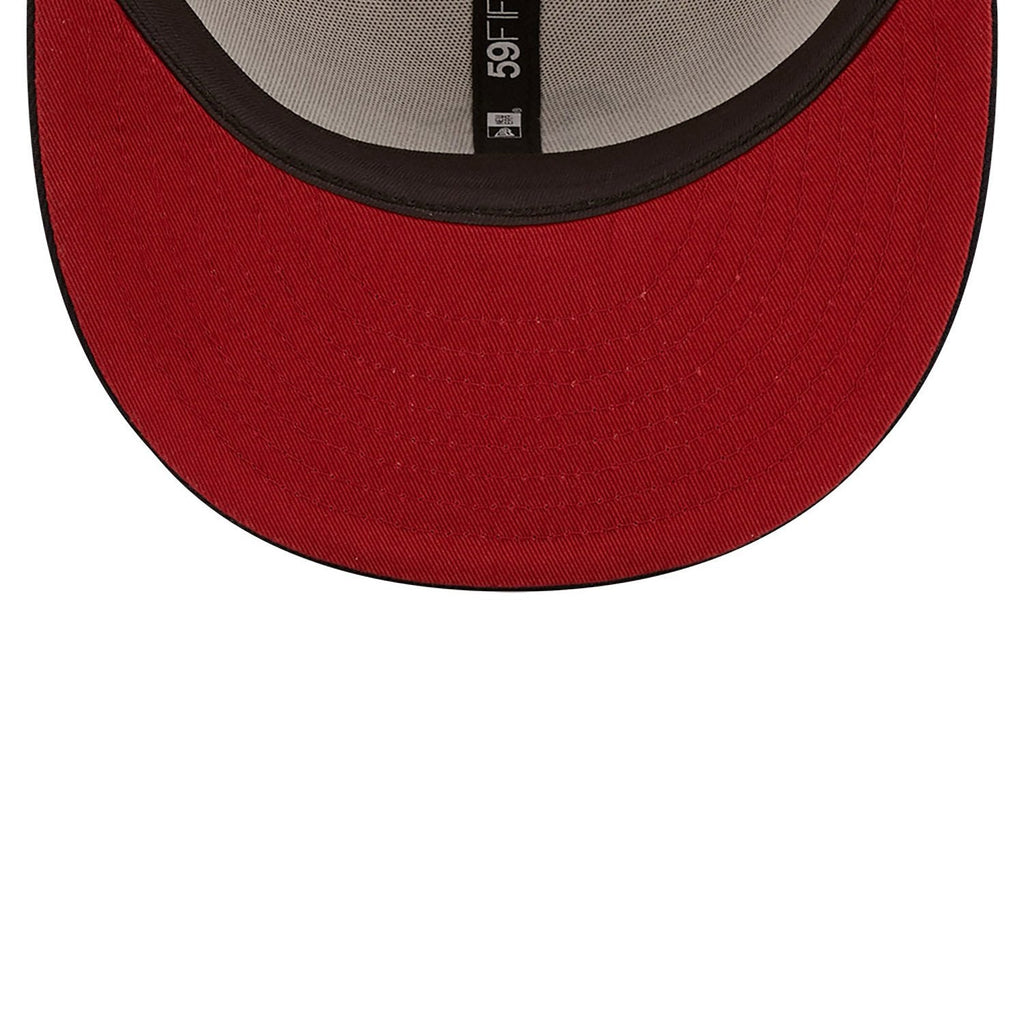 Atlanta braves athletics 59FIFTY Side Patch classic white