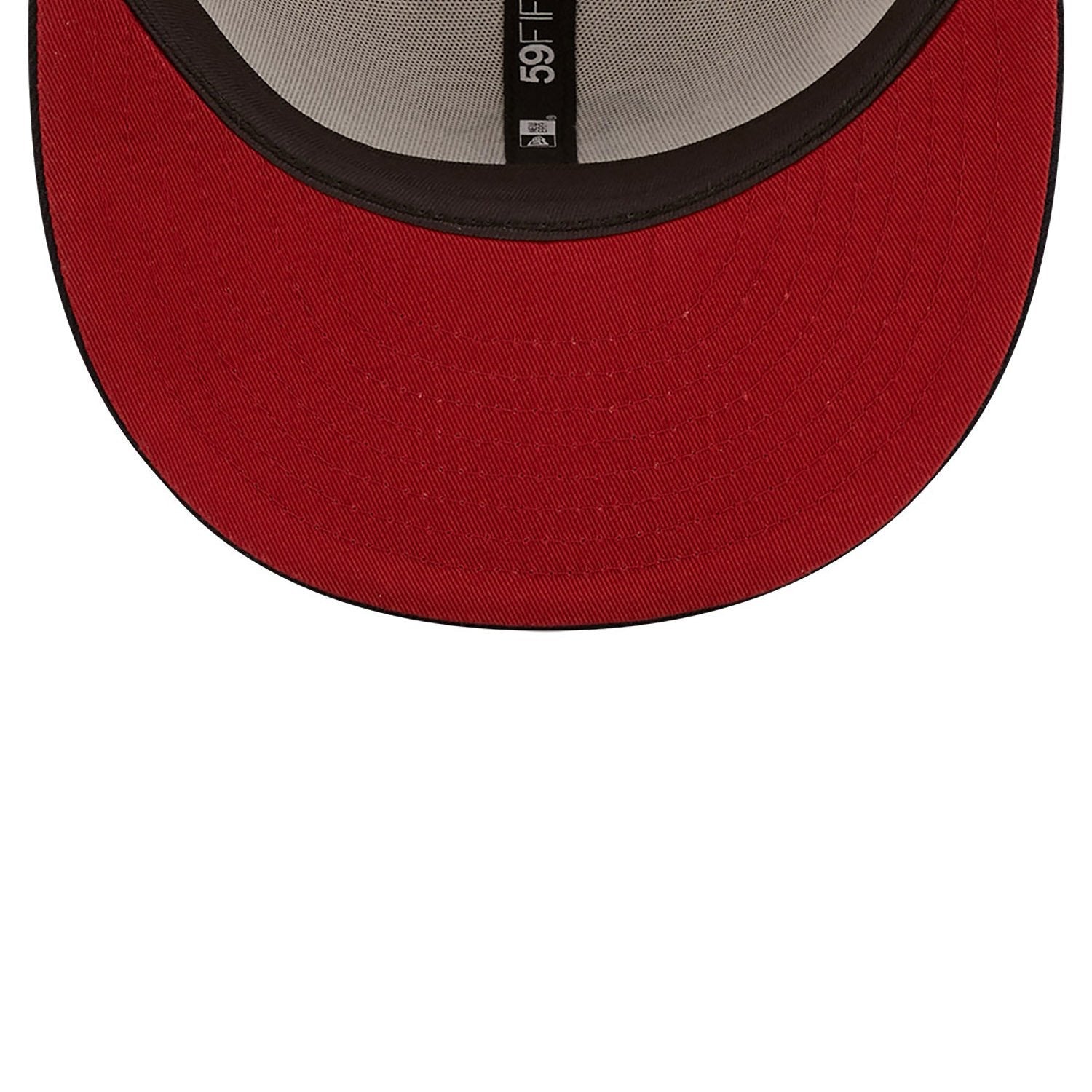 Atlanta braves athletics 59FIFTY Side Patch classic white