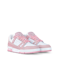 LOUIS VUITTON LV TRAINER WHITE PINK FULLY BOXED