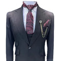 Men's 2 Piece Double Breasted Suit