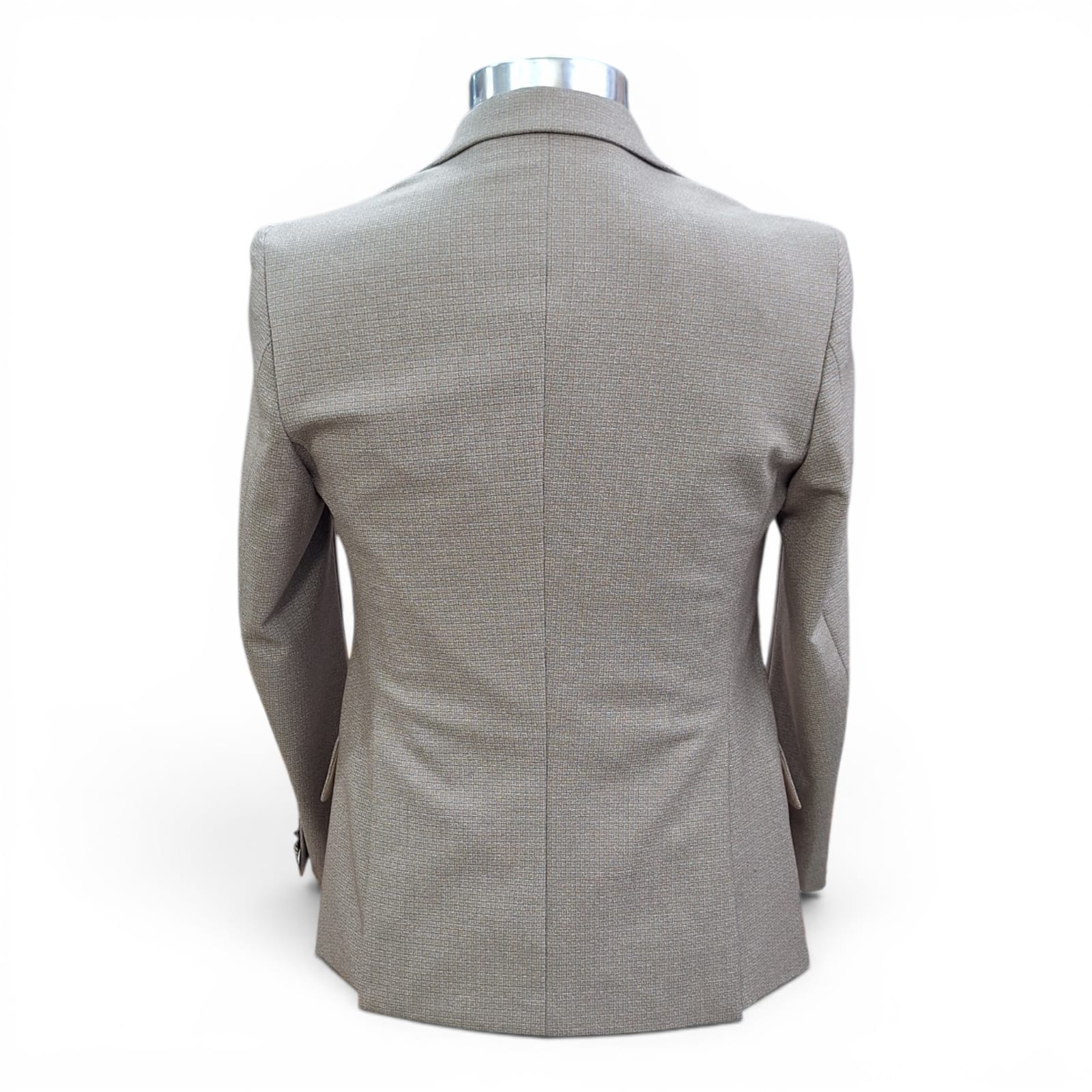 Men's 2 Piece Double Breasted Brown Suit