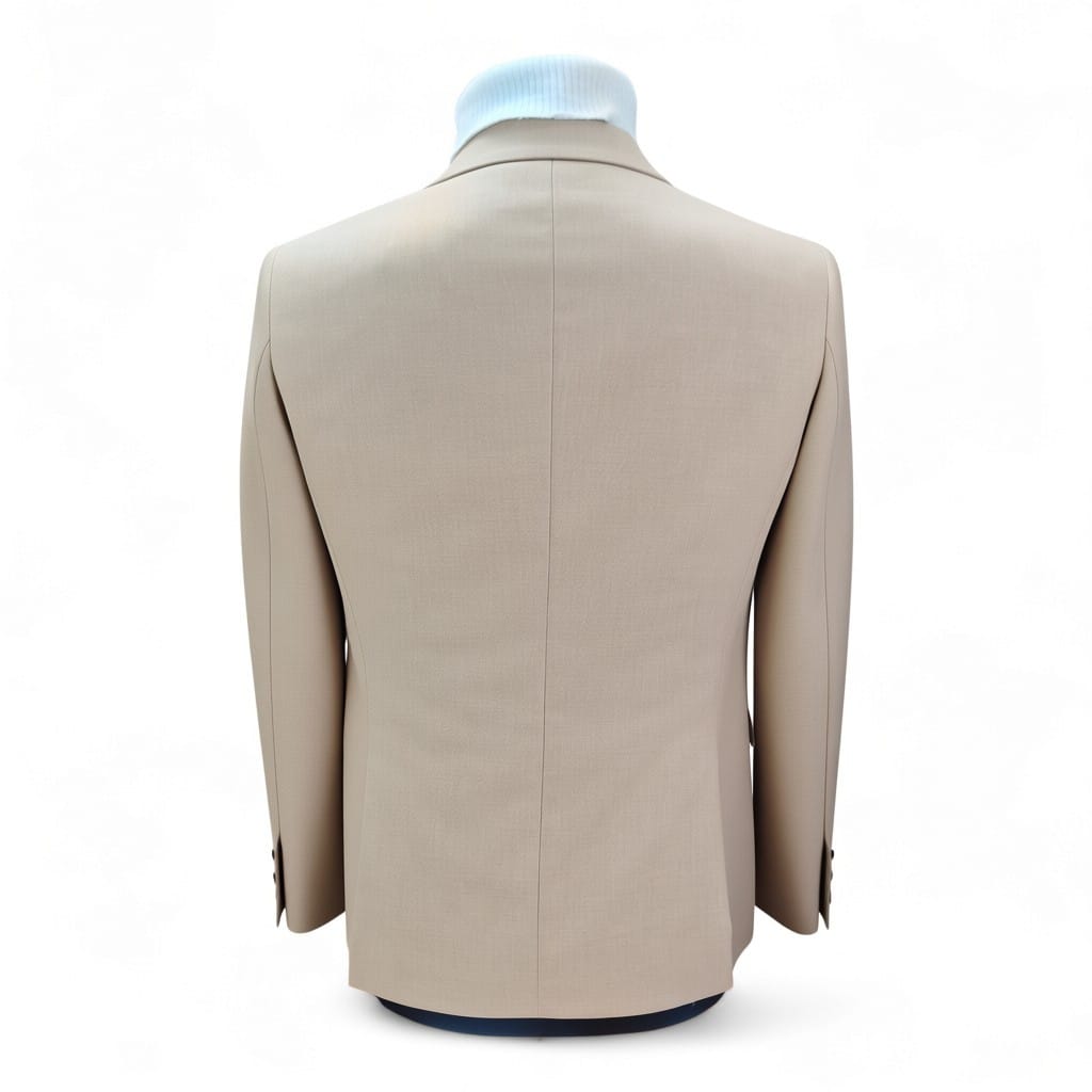 Men's 2 Piece Double Breasted Brown Suit